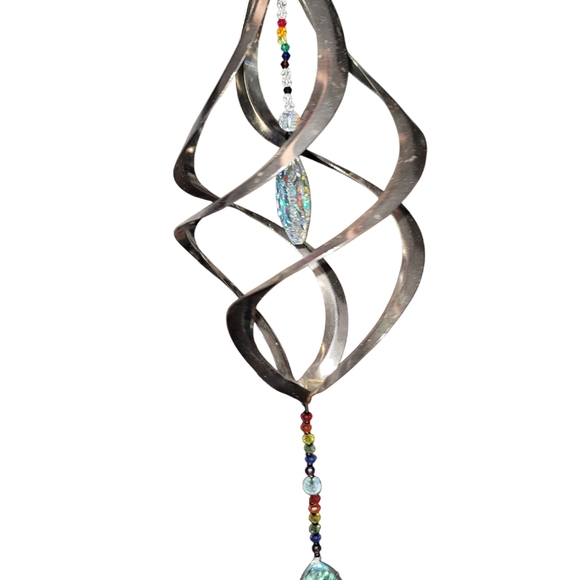 🔥🔥 Silver Wind Spinner with Colorful Beads - Picture 6 of 6